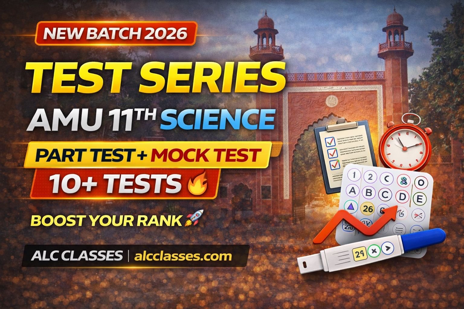 AMU 11th Science & Diploma in Engineering Entrance Test Series 2026