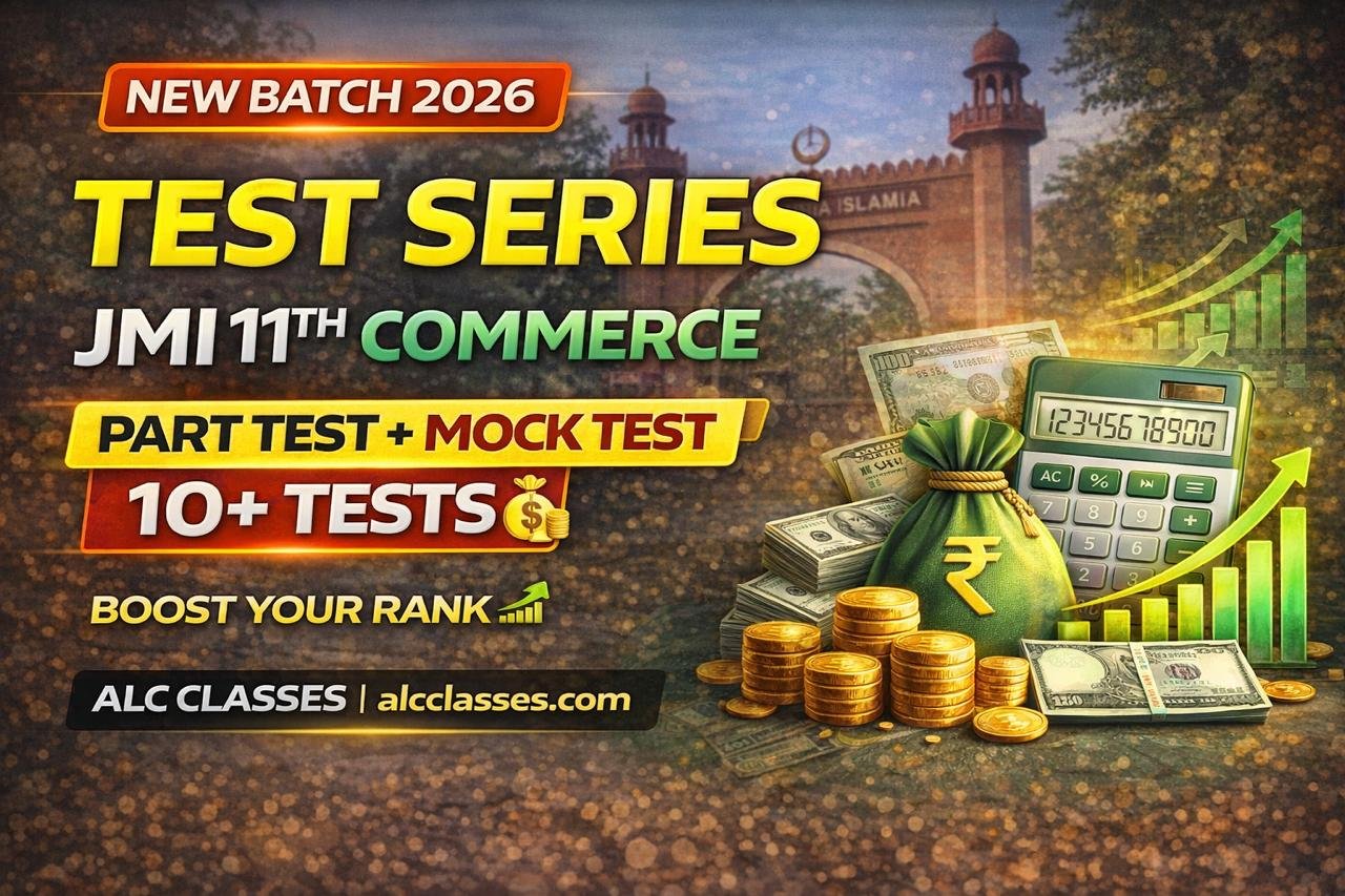 JMI 11th commerce Test Series
